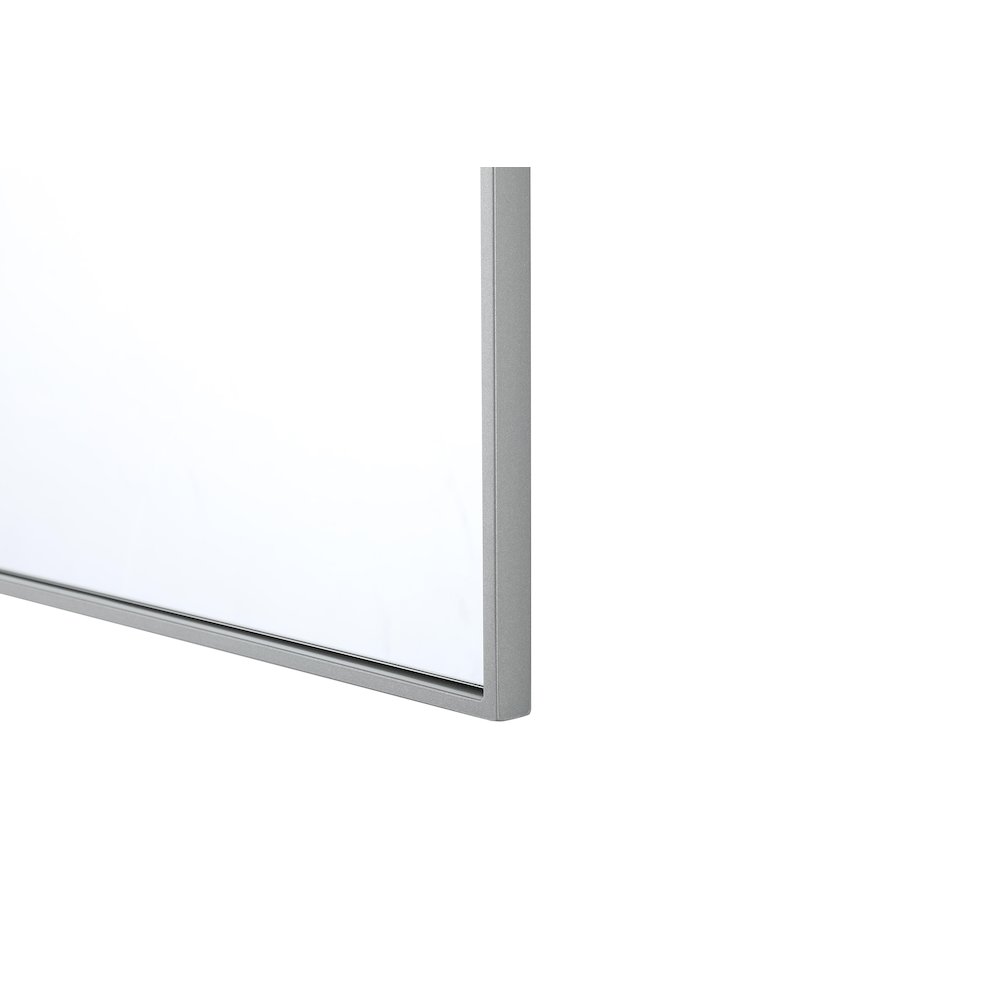 Amoura 40X30 Pivot Mirror In Silver. Picture 13
