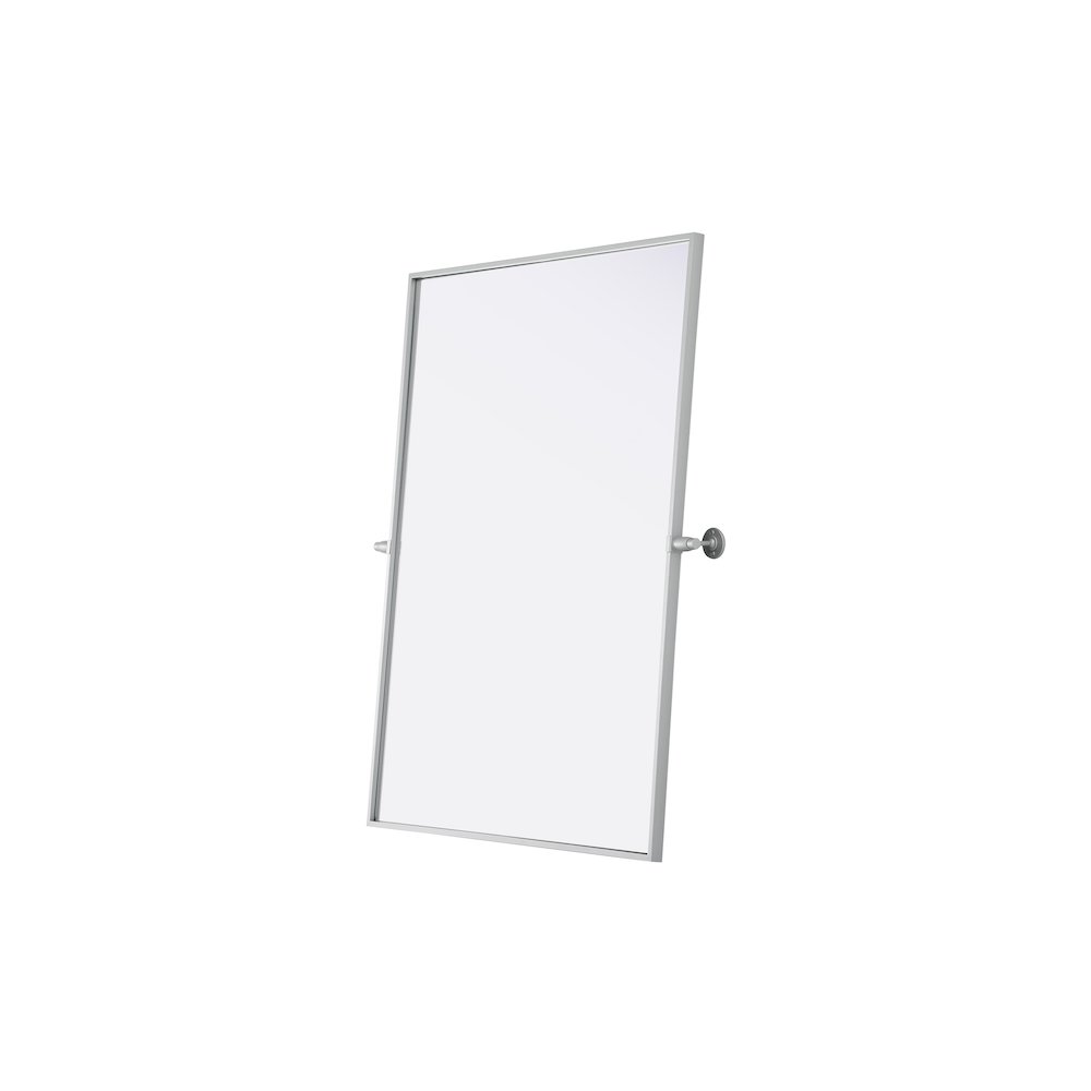 Amoura 40X30 Pivot Mirror In Silver. Picture 6