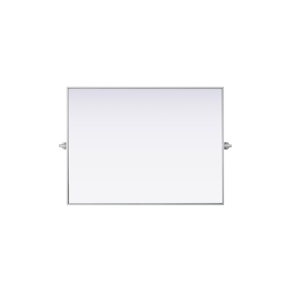 Amoura 40X30 Pivot Mirror In Silver. Picture 7