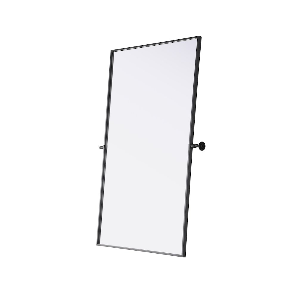 Amoura 48X30 Pivot Mirror In Black. Picture 6