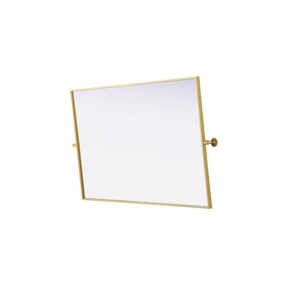 Amoura 48X30 Pivot Mirror In Brass. Picture 11