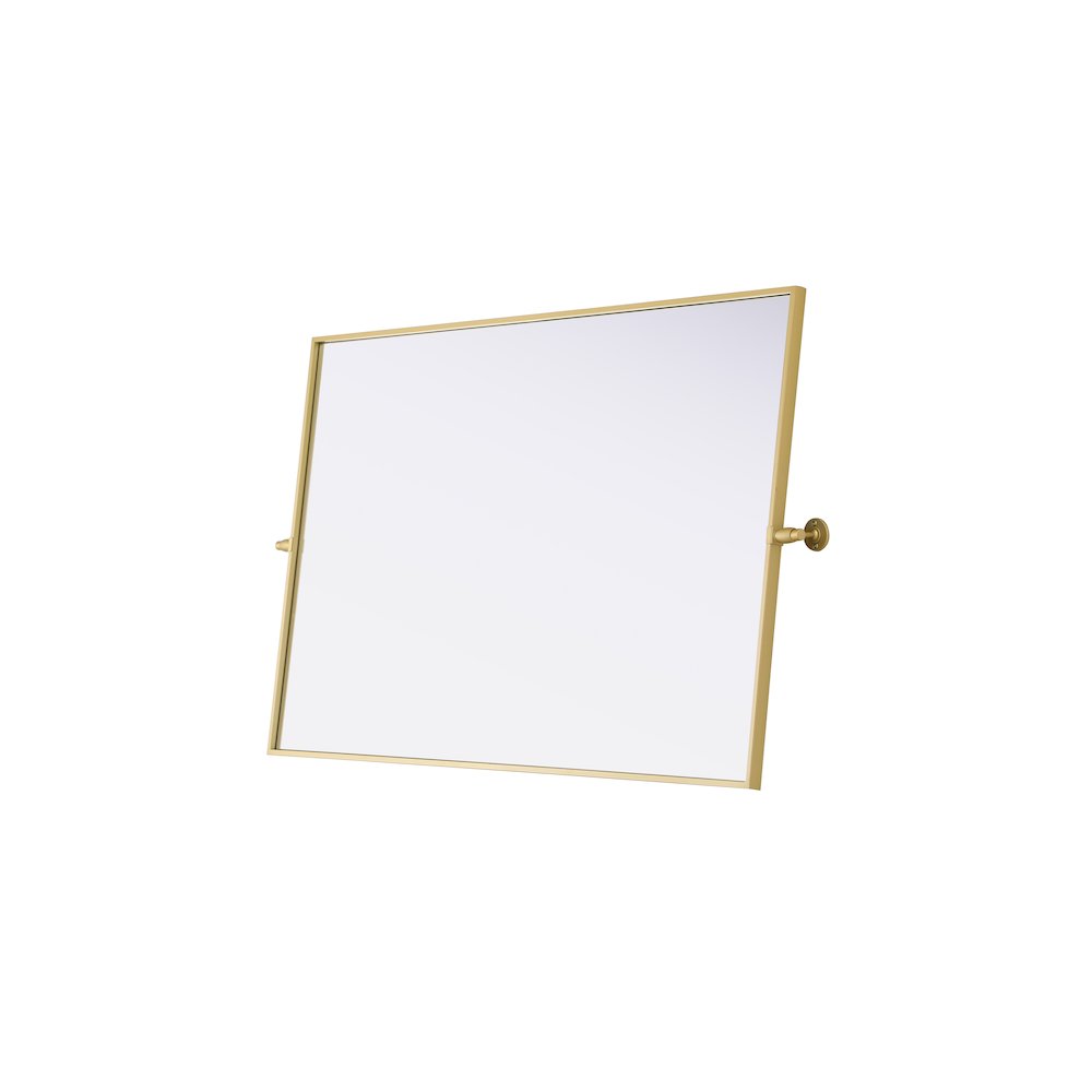 Amoura 48X30 Pivot Mirror In Brass. Picture 12