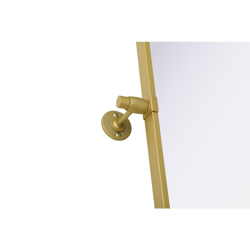 Amoura 48X30 Pivot Mirror In Brass. Picture 13