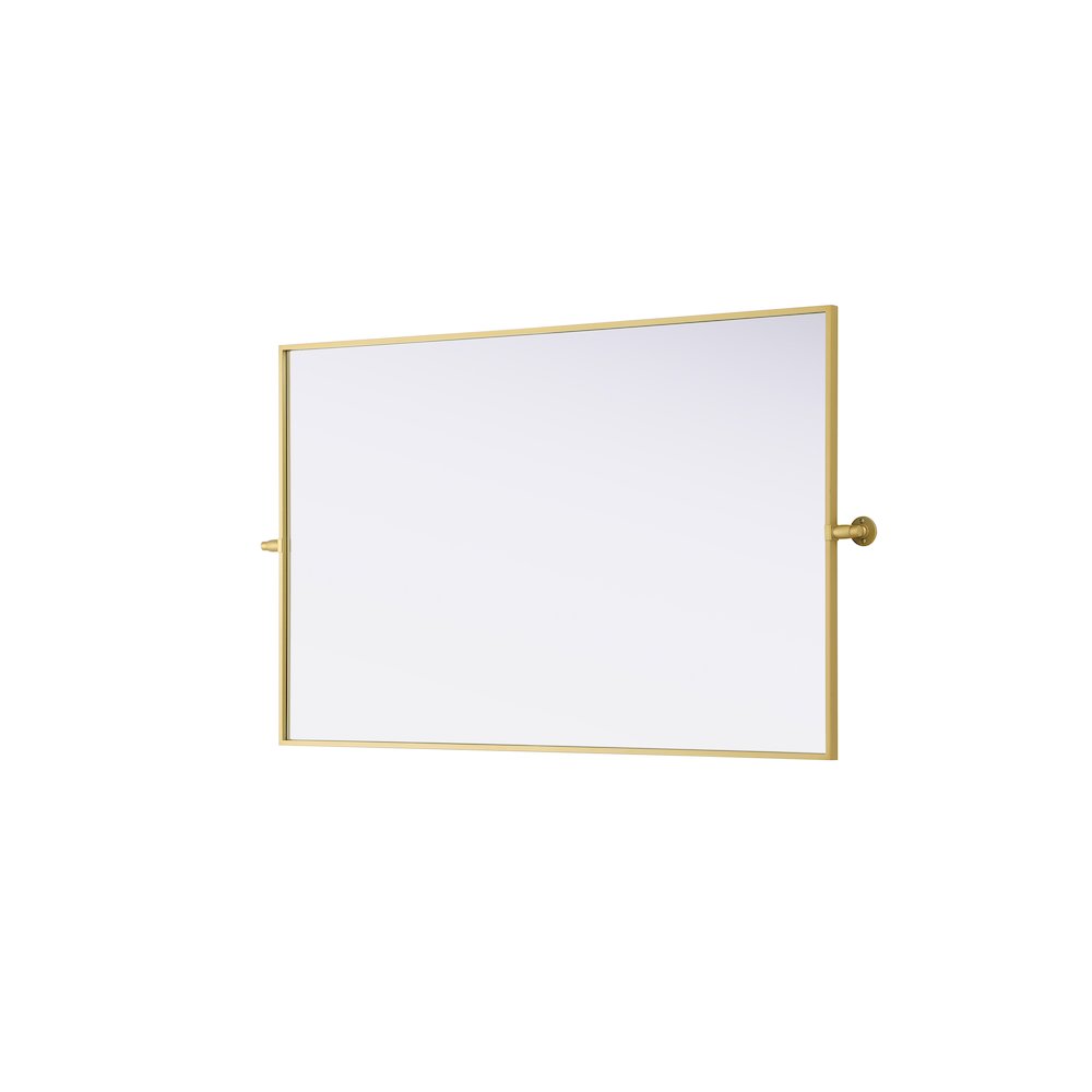 Amoura 48X30 Pivot Mirror In Brass. Picture 10