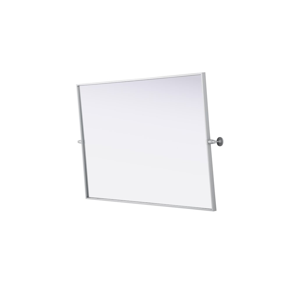 Amoura 48X30 Pivot Mirror In Silver. Picture 11
