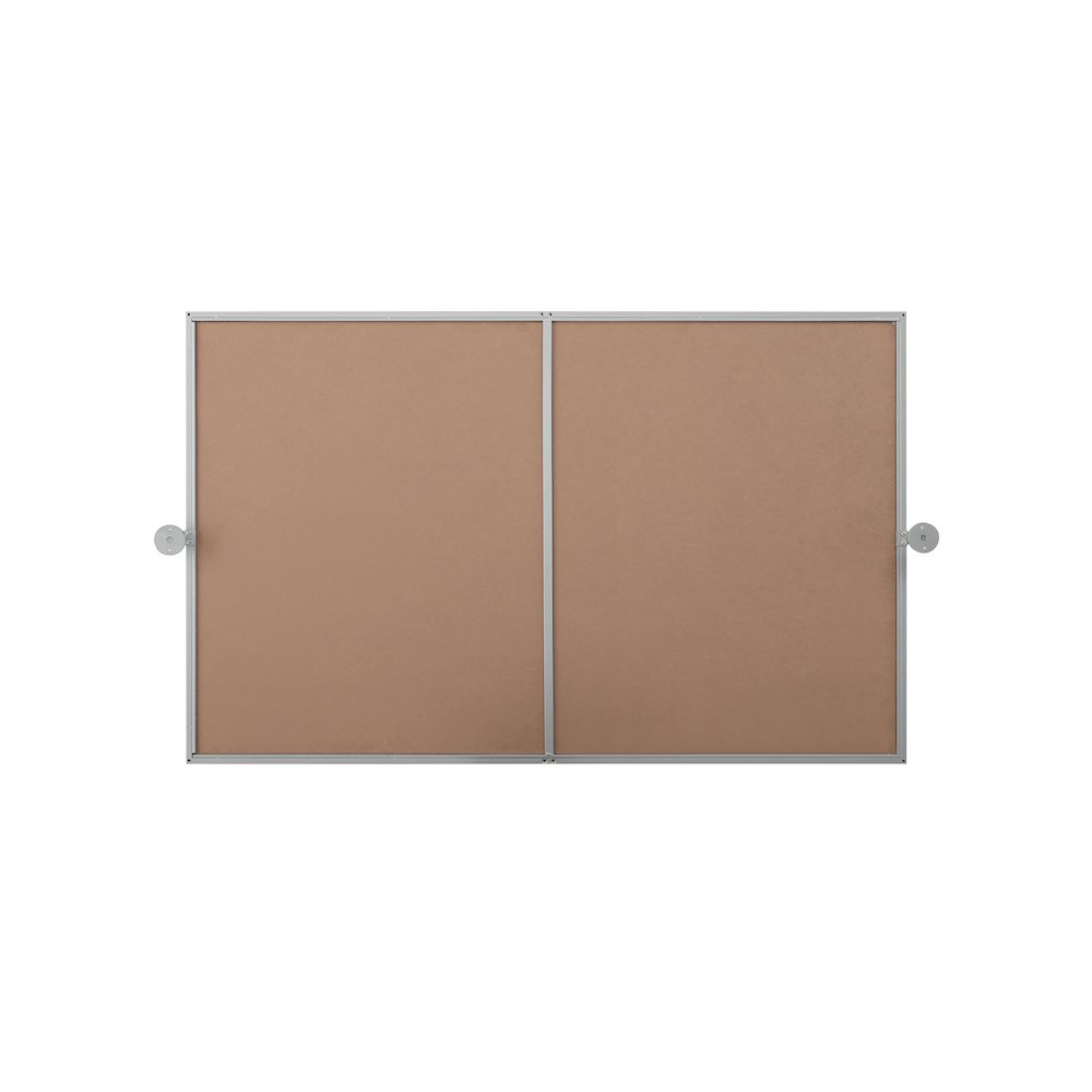 Amoura 48X30 Pivot Mirror In Silver. Picture 15