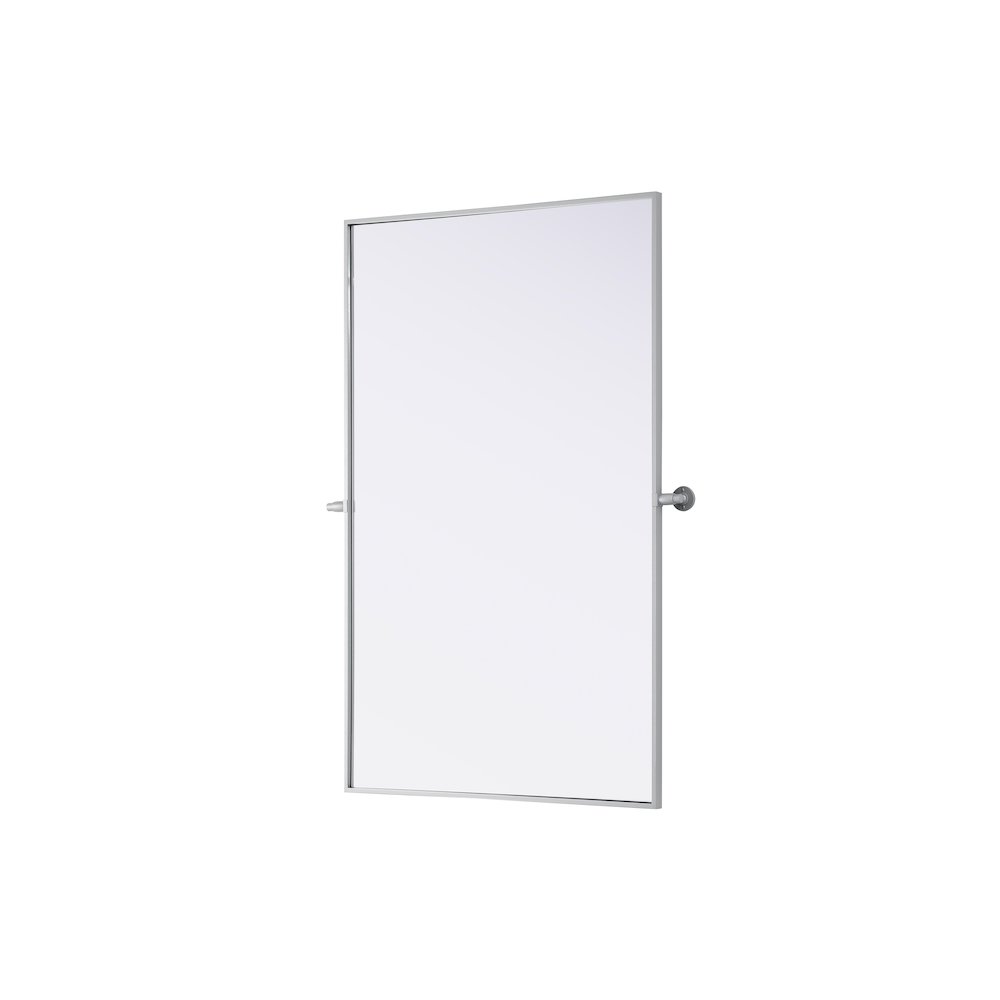 Amoura 48X30 Pivot Mirror In Silver. Picture 4