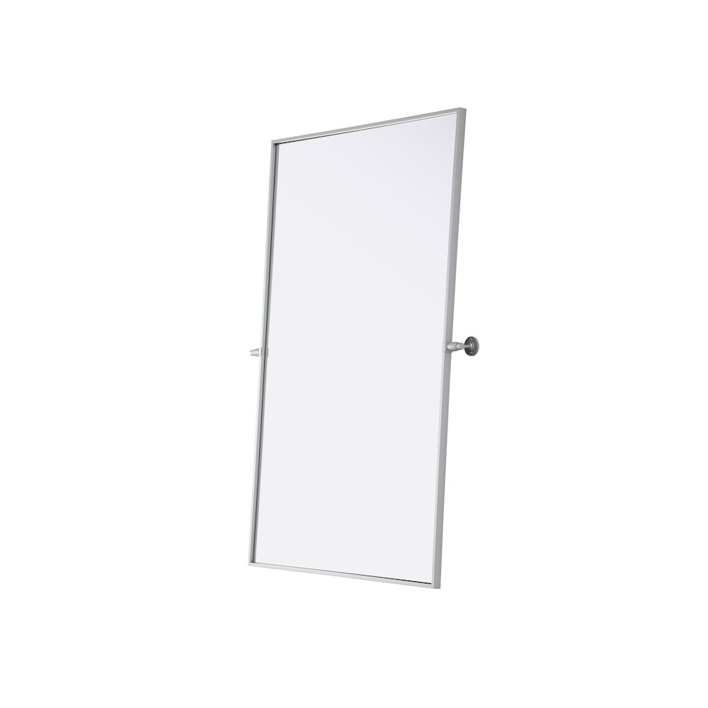 Amoura 48X30 Pivot Mirror In Silver. Picture 6