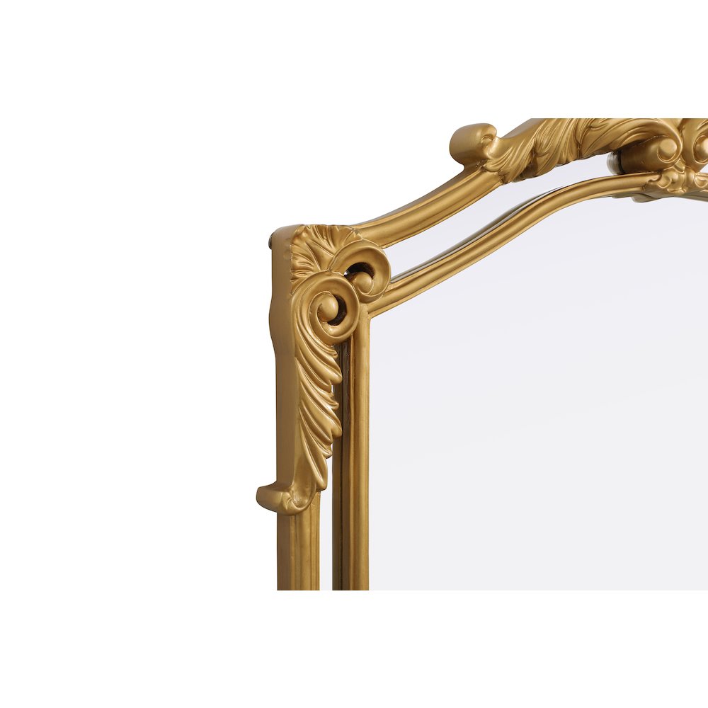 Madeline 33.5X66 Traditional Mirror In Gold Leaf. Picture 6