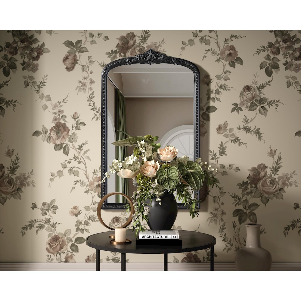 Naomi Vintage Resin Mirror 22x36 in Vintage Bronze. Picture 2