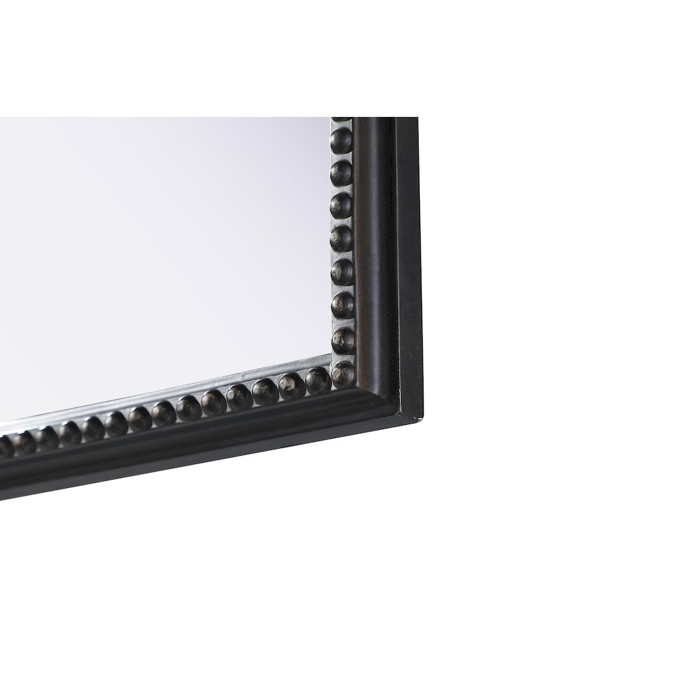 Naomi Vintage Resin Mirror 22x36 in Vintage Bronze. Picture 6