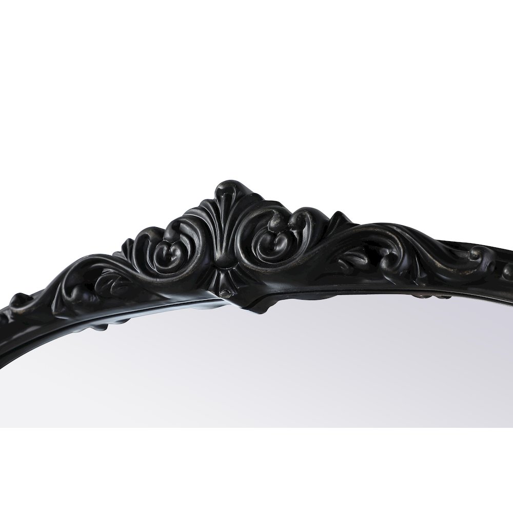 Naomi Vintage Resin Mirror 24x36 in Vintage Bronze. Picture 5