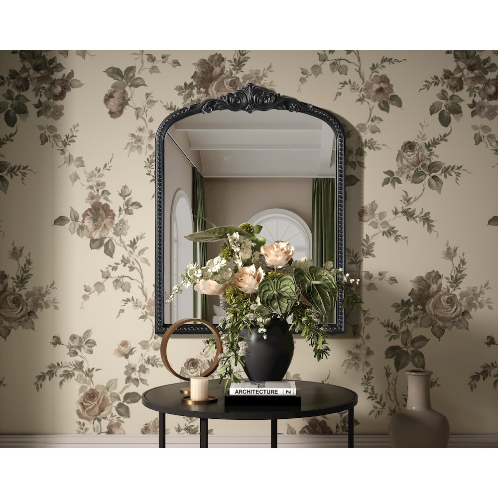 Naomi Vintage Resin Mirror 27x36 in Vintage Bronze. Picture 2