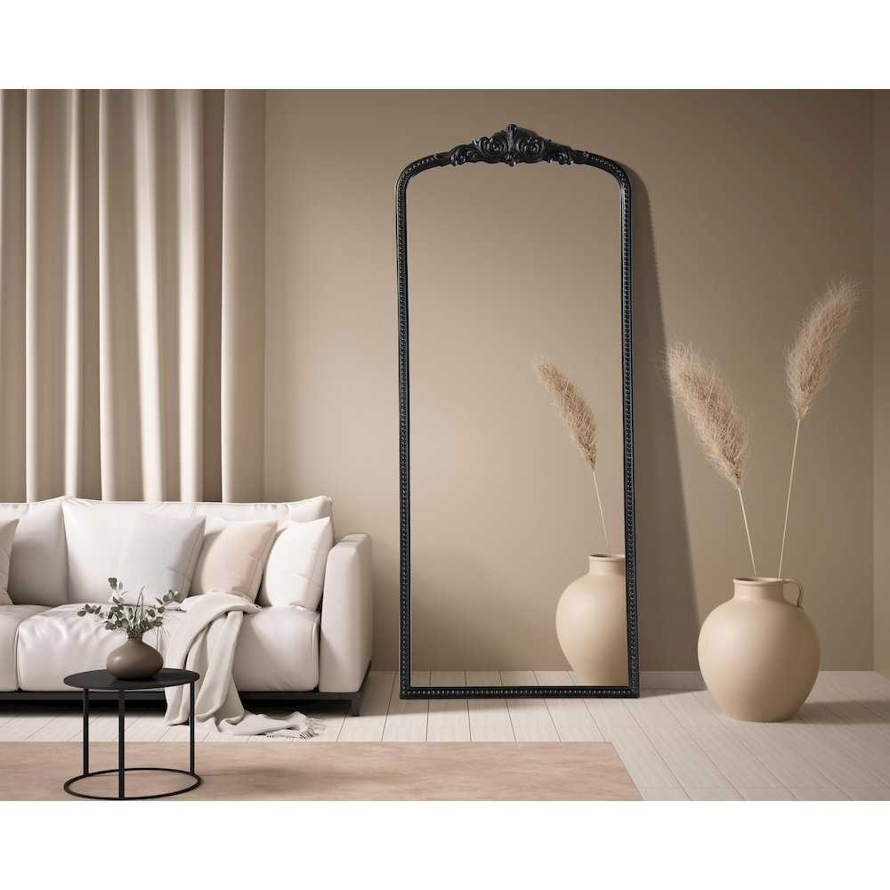 Naomi Vintage Resin Mirror 30x72 in Vintage Bronze. Picture 2