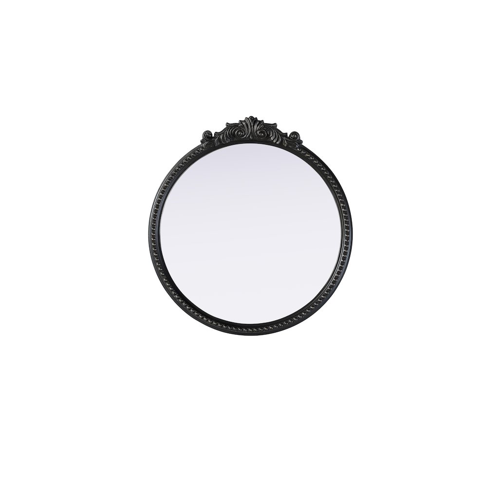 Naomi Vintage Resin Mirror 24x25.6 in Vintage Bronze. Picture 1