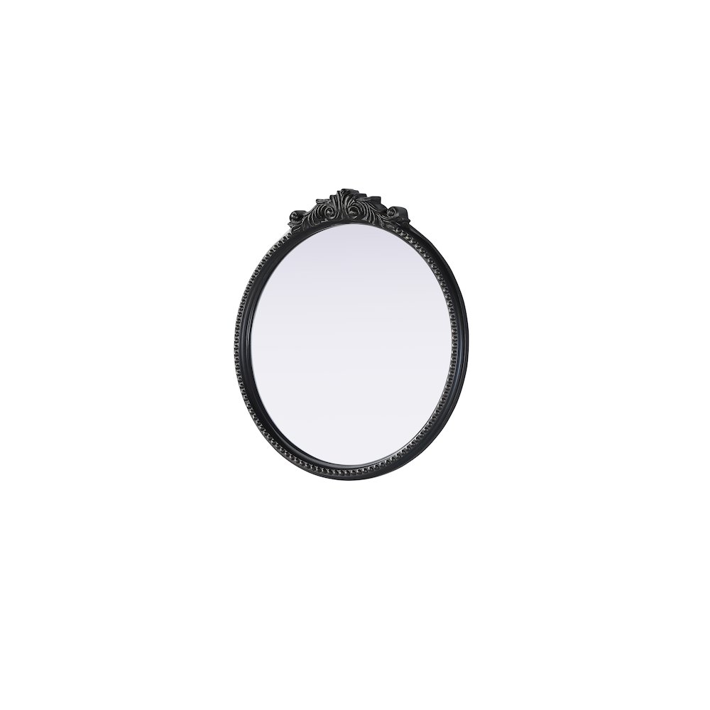 Naomi Vintage Resin Mirror 24x25.6 in Vintage Bronze. Picture 4