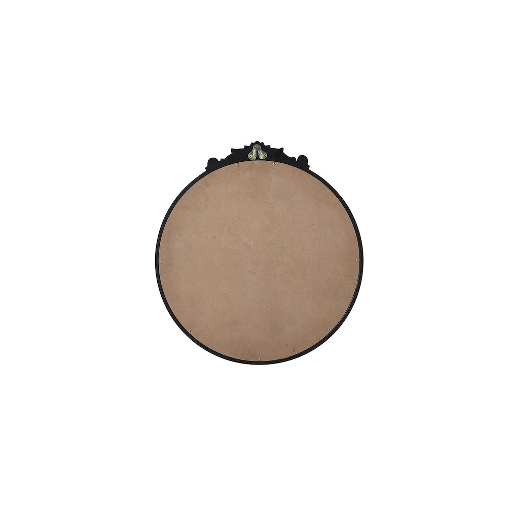 Naomi Vintage Resin Mirror 24x25.6 in Vintage Bronze. Picture 7