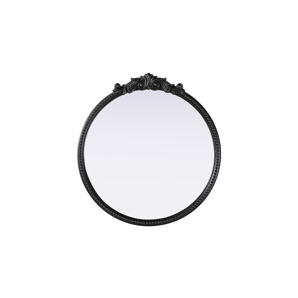 Naomi Vintage Resin Mirror 30x32 in Vintage Bronze. Picture 1
