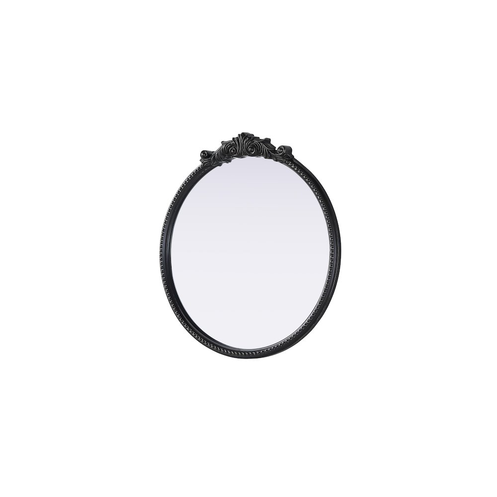 Naomi Vintage Resin Mirror 30x32 in Vintage Bronze. Picture 4
