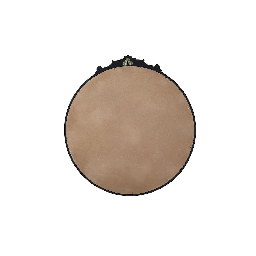 Naomi Vintage Resin Mirror 30x32 in Vintage Bronze. Picture 7