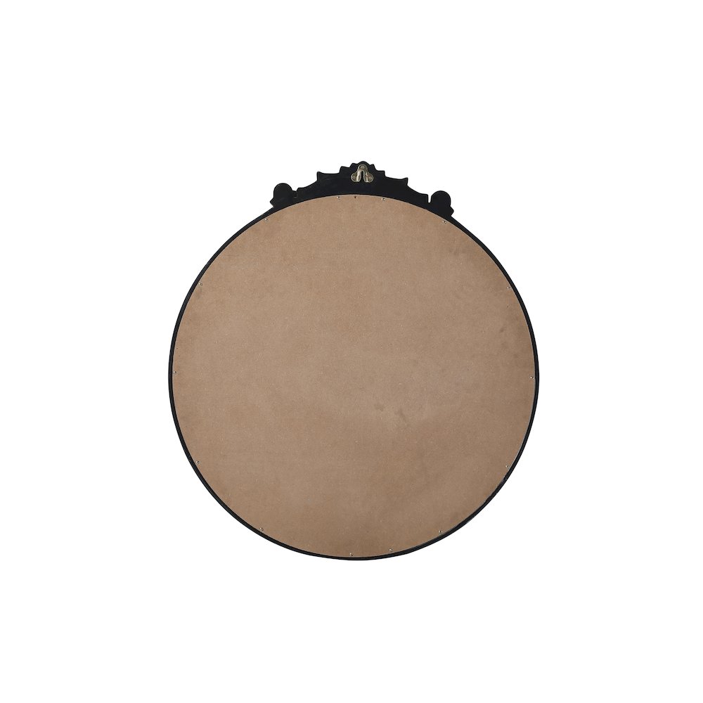 Naomi Vintage Resin Mirror 36x38 in Vintage Bronze. Picture 7