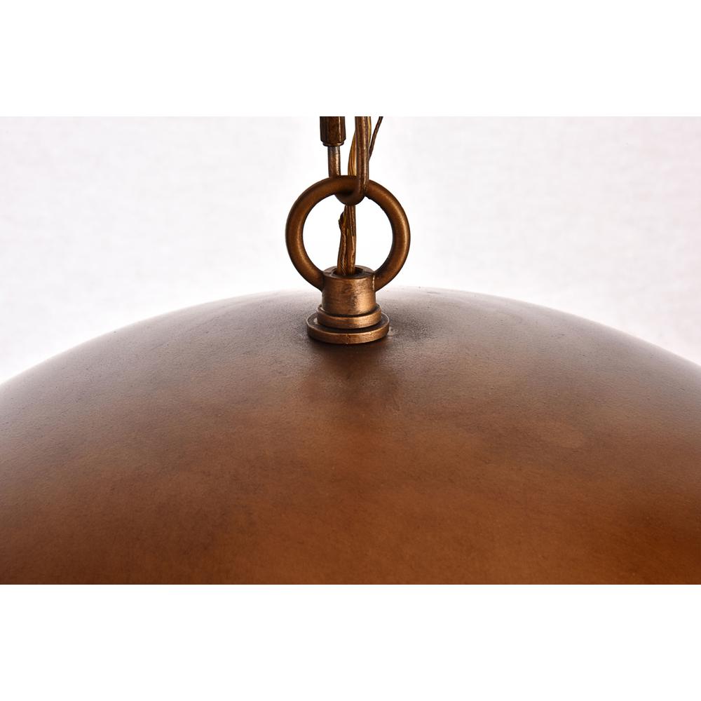 Merce Collection Pendant D20 H12.75 Lt:1 Manual Brass Finish. Picture 5