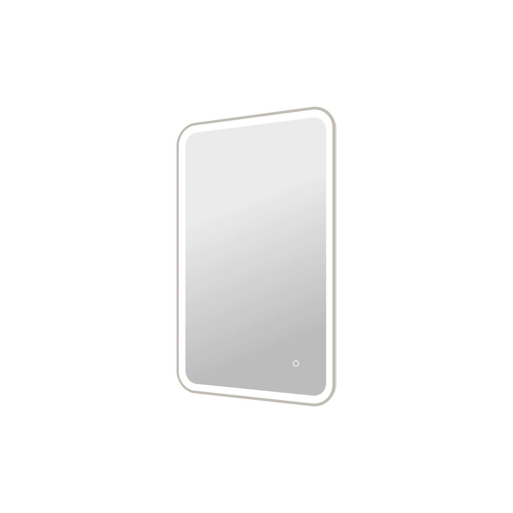 40 Inch Rectangle LED Front and Backlit Wall Mirror in Silver. Picture 6