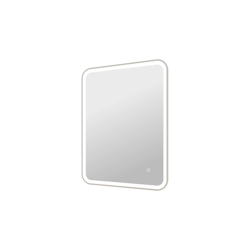 36 Inch Rectangle LED Front and Backlit Wall Mirror in Silver. Picture 6