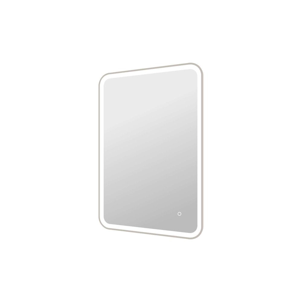 40 Inch Rectangle LED Front and Backlit Wall Mirror in Silver. Picture 6