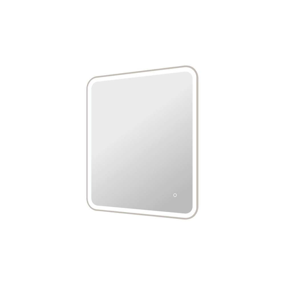 36 Inch Rectangle LED Front and Backlit Wall Mirror in Silver. Picture 6