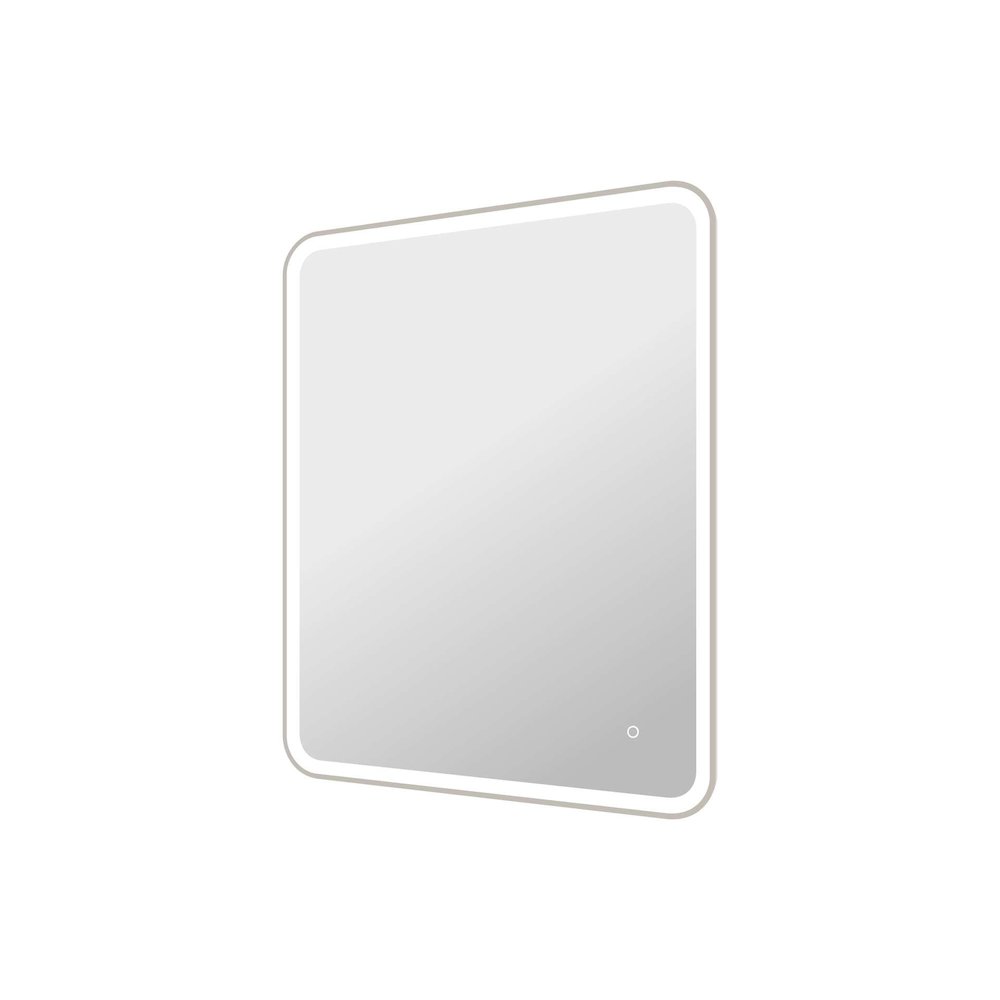 42 Round LED Front and Backlit Wall Mirror in Silver. Picture 6