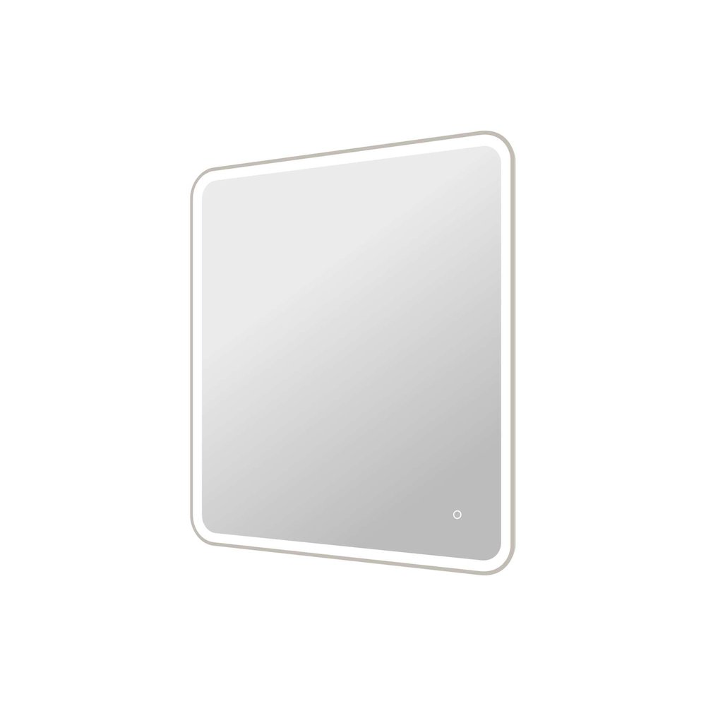 42 Round LED Front and Backlit Wall Mirror in Silver. Picture 6