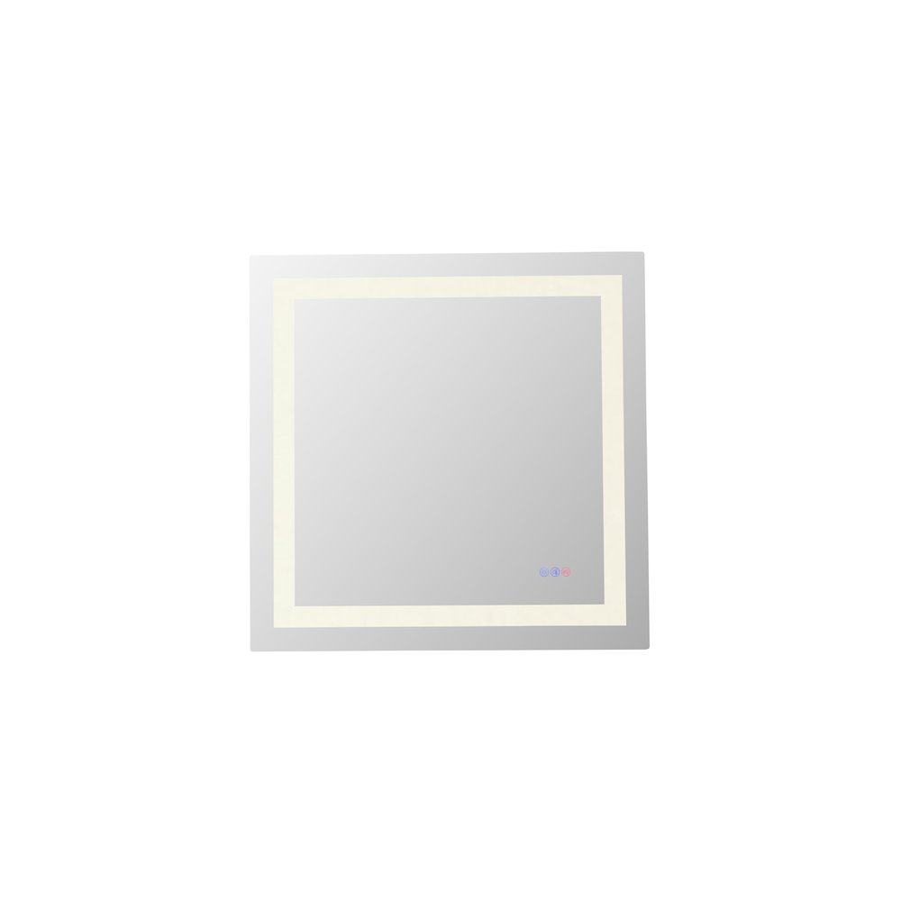 Riven 30X30 Led Mirror, Adjustable Color 3000K/4200K/6400K. Picture 1