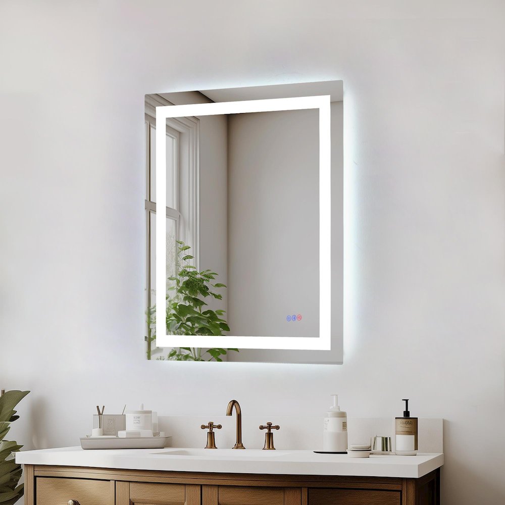 Riven 36X30 Led Mirror, Adjustable Color 3000K/4200K/6400K. Picture 3