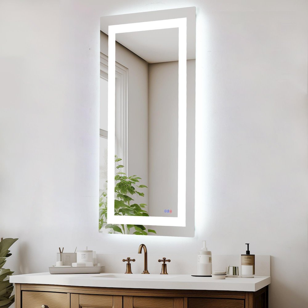 Riven 72X30 Led Mirror, Adjustable Color 3000K/4200K/6400K. Picture 3