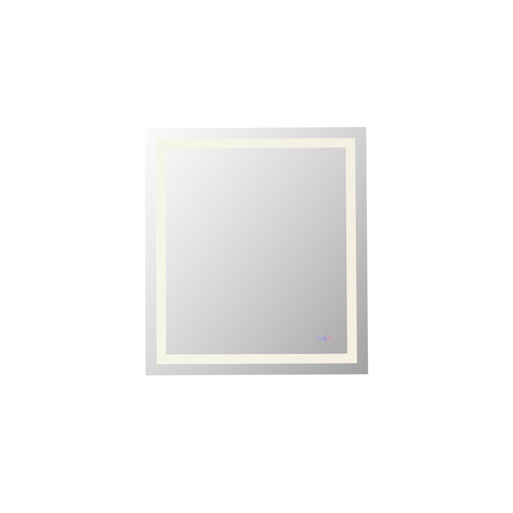Riven 40X36 Led Mirror, Adjustable Color 3000K/4200K/6400K. Picture 1