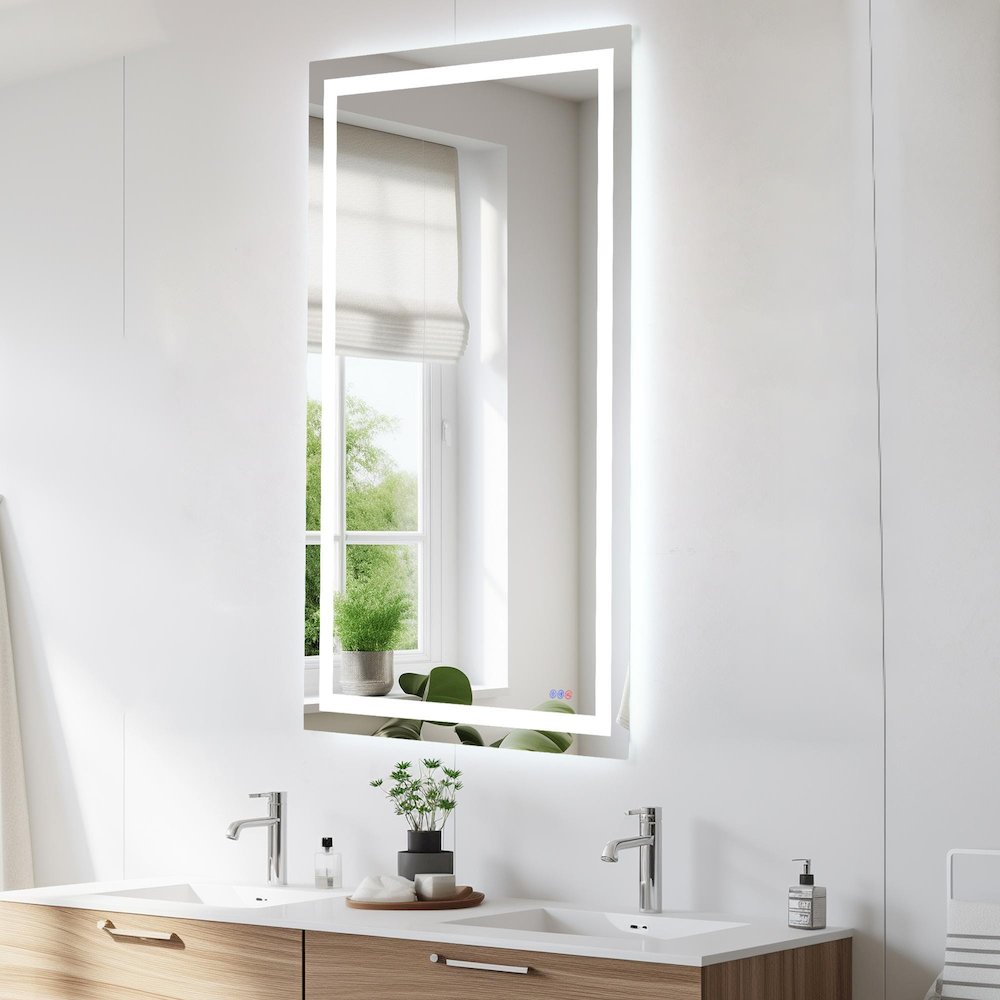 Riven 72X36 Led Mirror, Adjustable Color 3000K/4200K/6400K. Picture 3