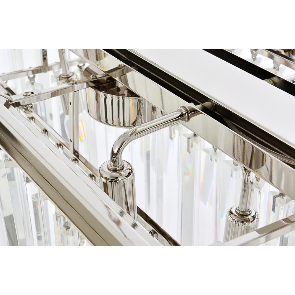 Sydney 12 light polished nickel Chandelier Clear Royal Cut Crystal. Picture 4