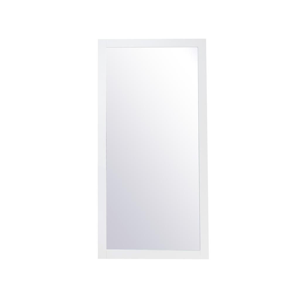 Aqua rectangle vanity mirror 72 inch in White. Picture 6