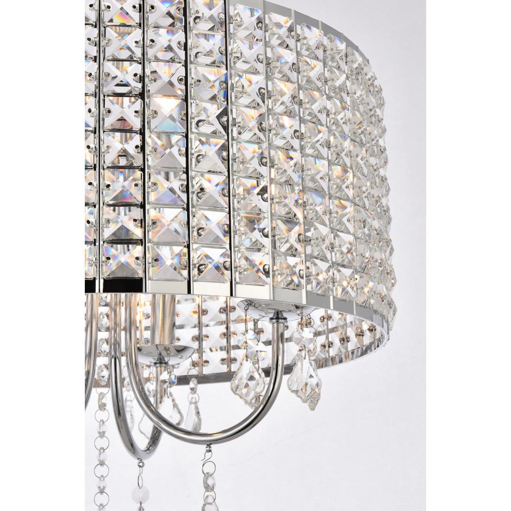Elise 17 inch flush mount in chrome. Picture 5