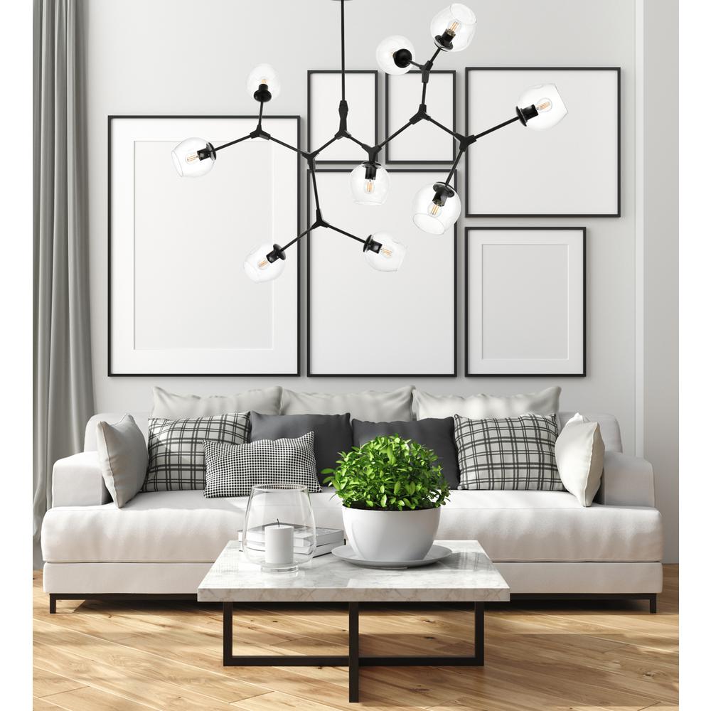 Cavoli 60 inch Chandelier in Black. Picture 10
