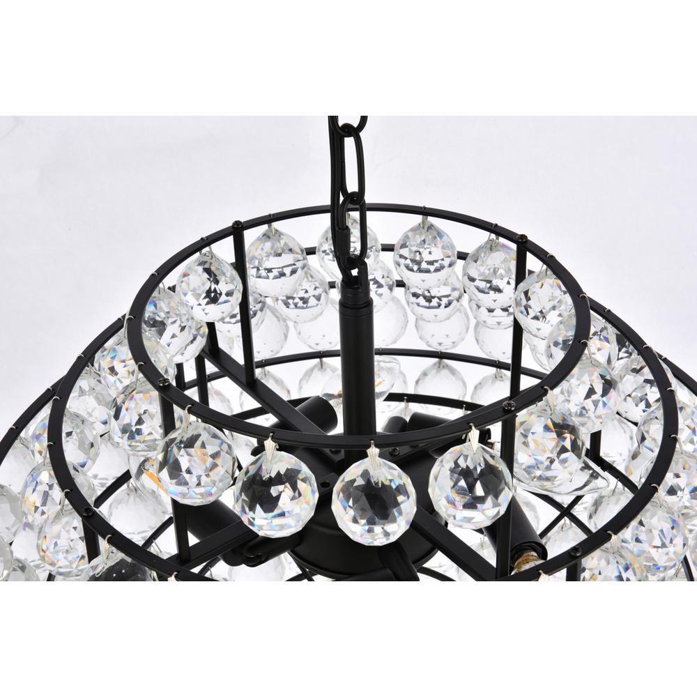 Savannah 20 inch pendant in black. Picture 5