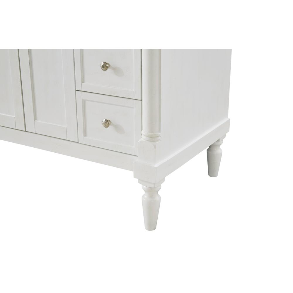 42 inch Single Bathroom vanity in Antique White. Picture 6