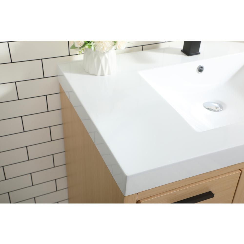 36 inch Single bathroom vanity in Maple. Picture 5