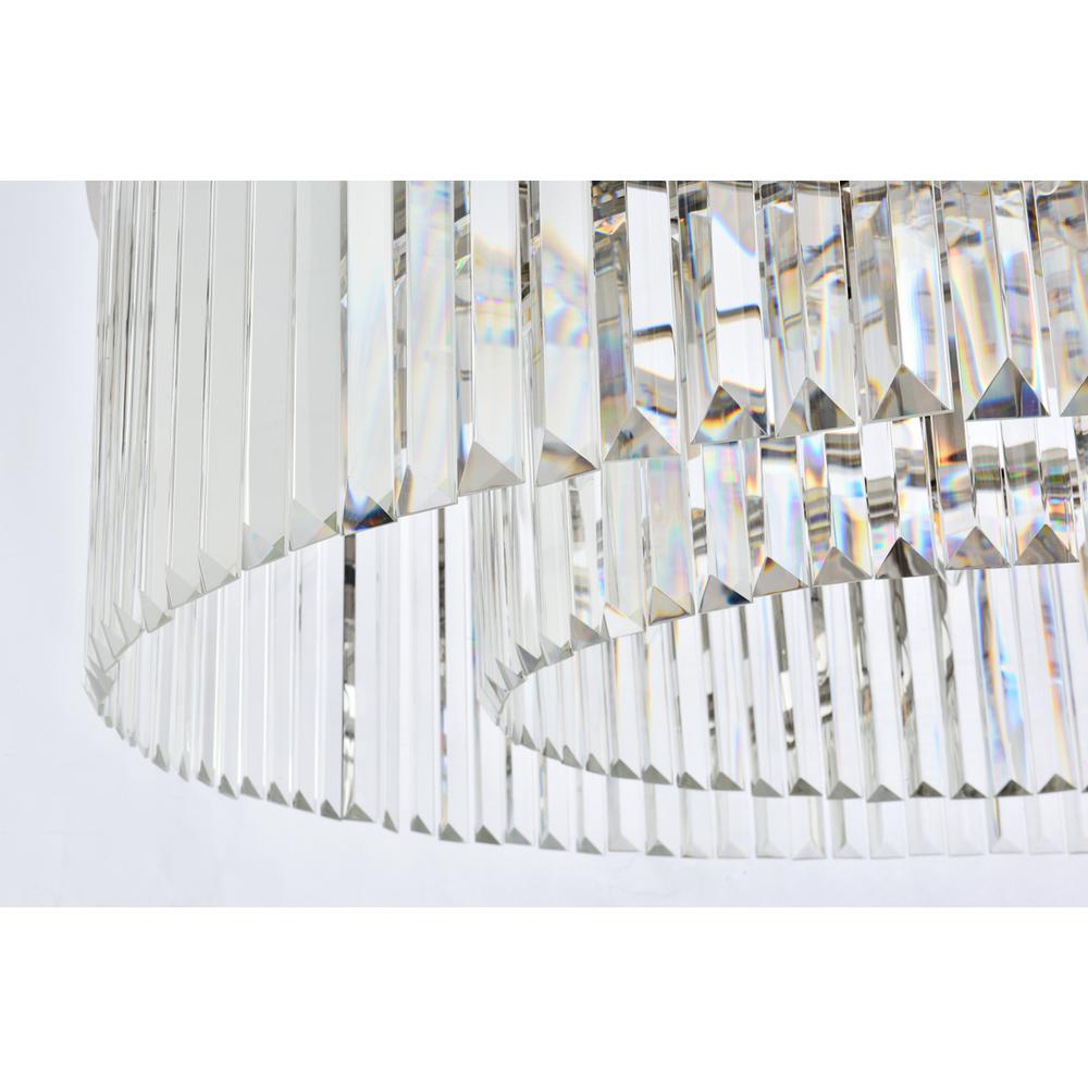 Sydney 10 light polished nickel Chandelier Clear Royal Cut Crystal. Picture 3