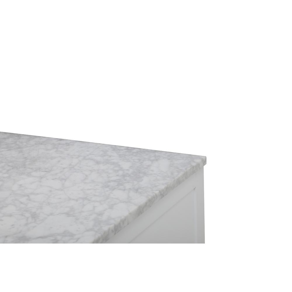 60 inch Single bathroom vanity in white. Picture 11