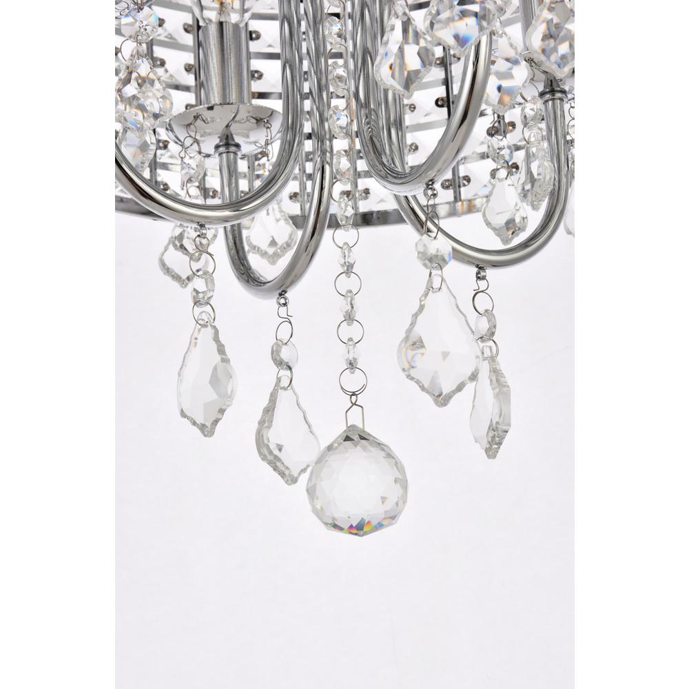 Elise 14 inch flush mount in chrome. Picture 3