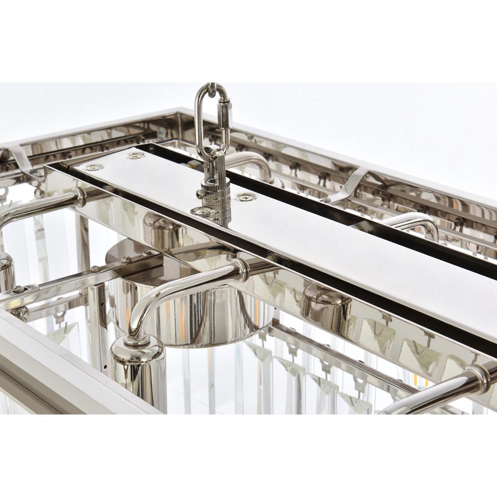 Sydney 12 light polished nickel Chandelier Clear Royal Cut Crystal. Picture 4
