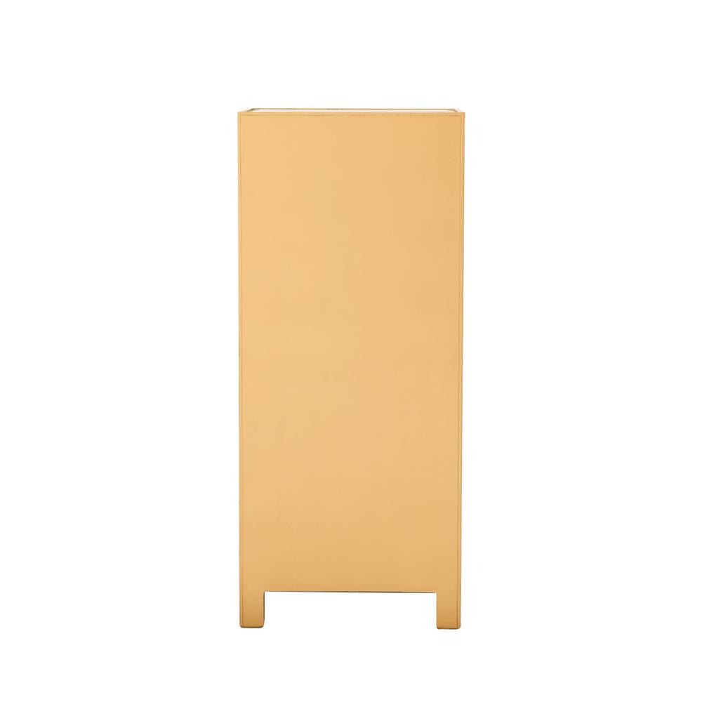 Lingerie Chest 7 drawers 18in. W x 15in. D x 42in. H in gold. Picture 9