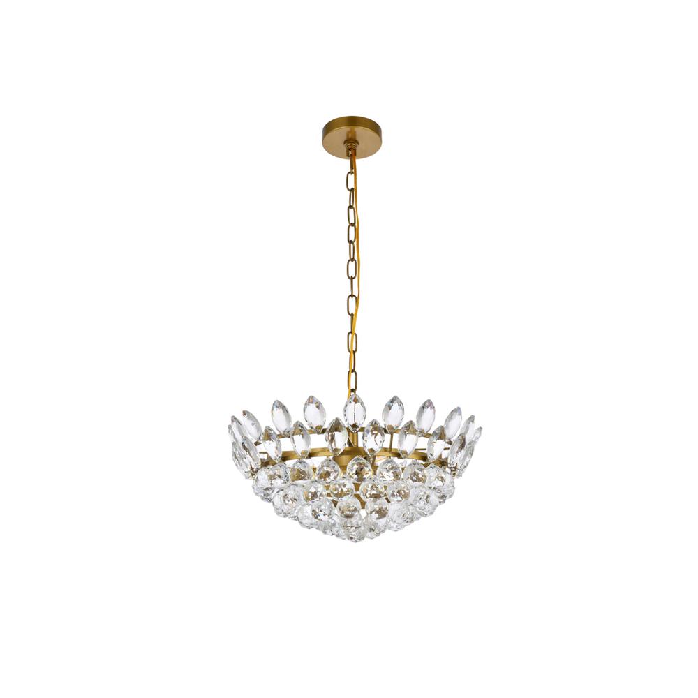 Emilia 18 inch pendant in brass. Picture 6